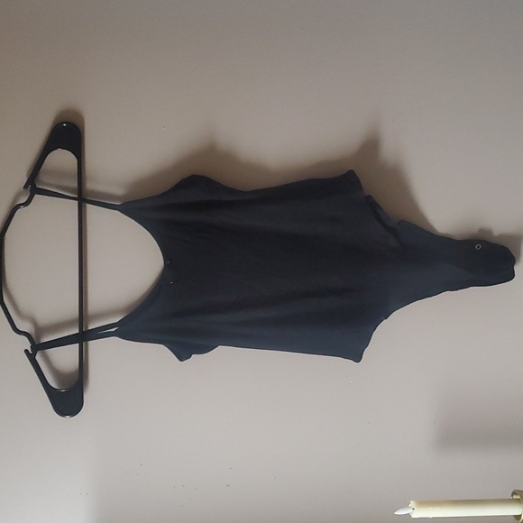 Black Button Up Bodysuit - Picture 2 of 2